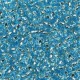 Miyuki seed beads 11/0 -  Silverlined aqua 11-18