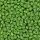 SuperDuo Beads 2.5x5mm Metalust Electric Green
