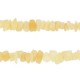 Cuentas de chips de vidrio 7-10mm - Amarillo miel