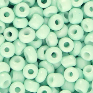 Seed beads 6/0 (4mm) Grayed jade green