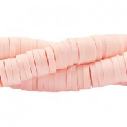 Abalorios polímero Heishi 4mm - Bisque pink