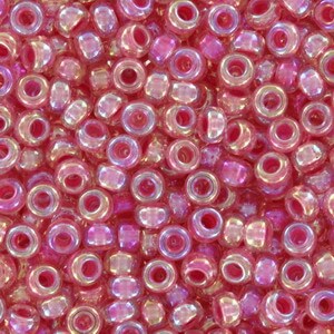 8-355 Hot Pink-Lined Crystal AB